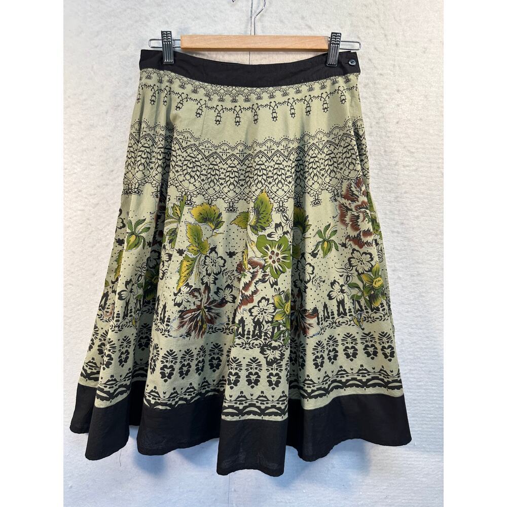 Y2K Miss Cherry Women Midi Skirt Boutique Cotton Lined Boho Festival Resort 8
